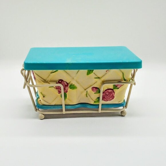 Temptations Ovenware Rose 4-Pc. Ceramic Loaf Pan Set - Picture 2 of 8